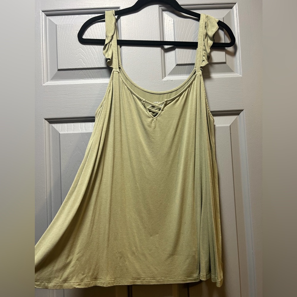 Torrid Light Green Sleeveless Top
